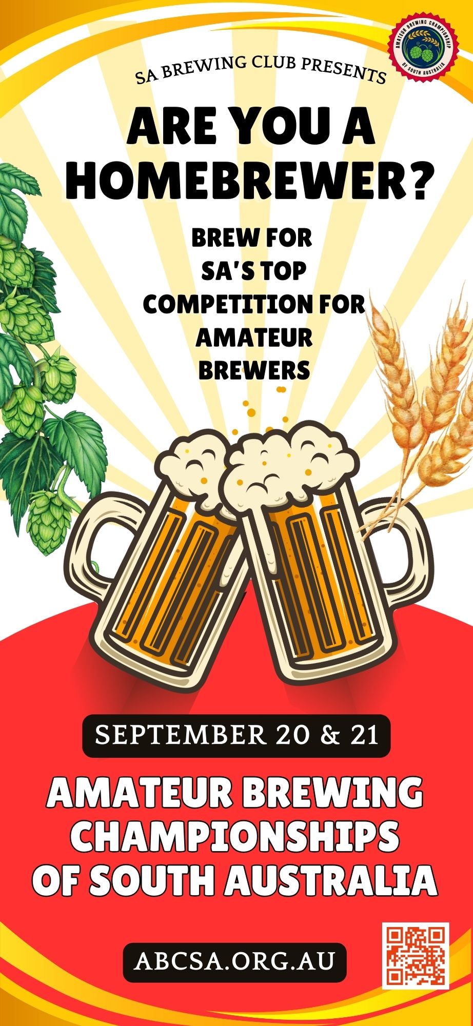 Amateur Brewing Championship of South Australia | 20-21 Sep 2025