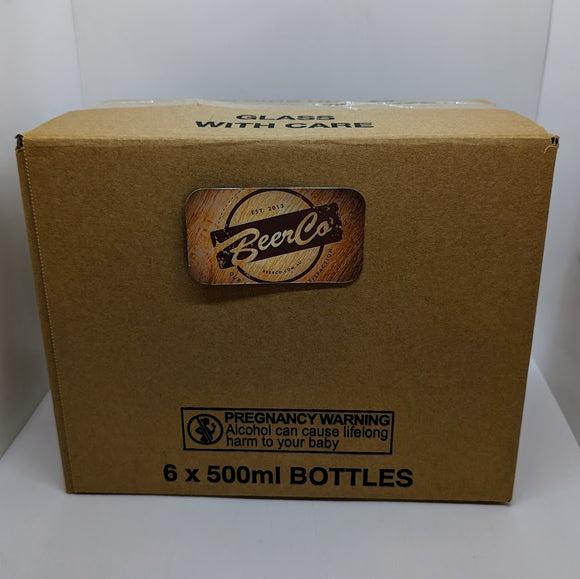 500mL High Flint Glass Apollo Bottle with Cork Mouth (Carton of 6)