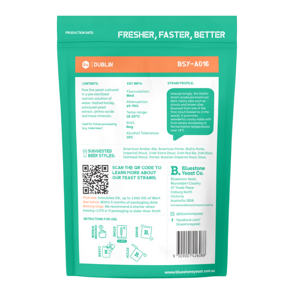 BSY-A016 Dublin Bluestone Yeast