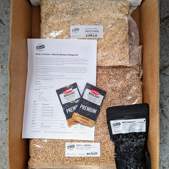 Karla | Cerveza | BeerCo All Grain Brewers Recipe Kit