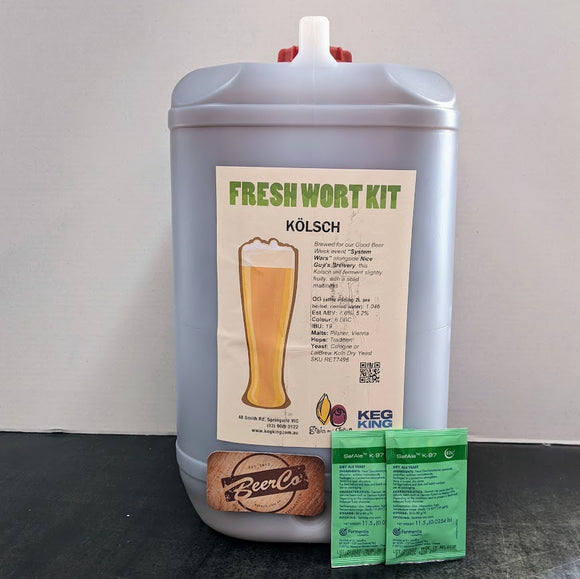 Kölsch |  Artisan Ale | Fresh Wort Kit Bundle