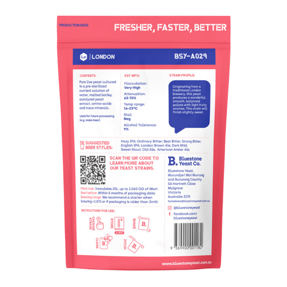 BSY-A029 London Bluestone Yeast