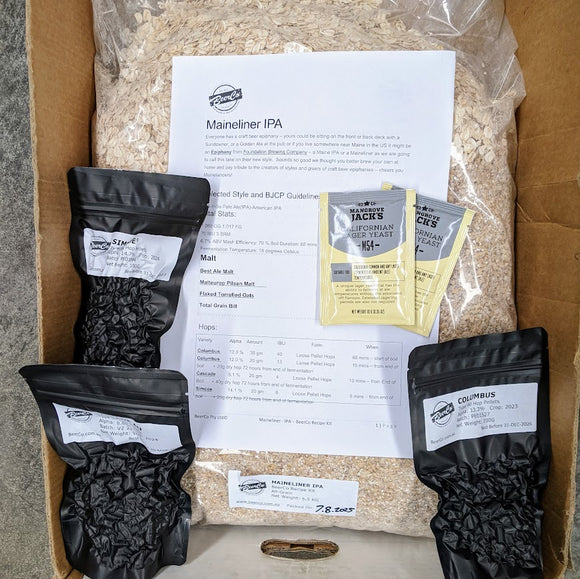 Maineliner | IPA | BeerCo All Grain Brewers Recipe Kit