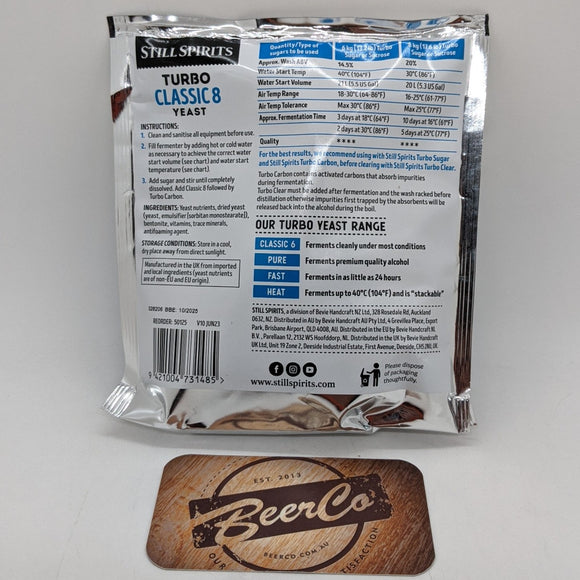 Still Spirits | Classic 8 Turbo Yeast 273g