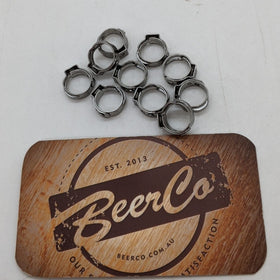 SS Stepless Clamps | 10 Pack | 8.7mm | 10.5mm