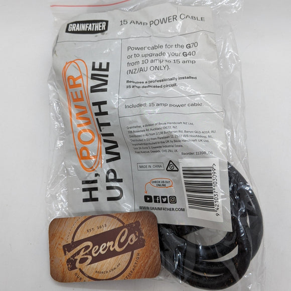 15 Amp Power Cable | G40 & G70