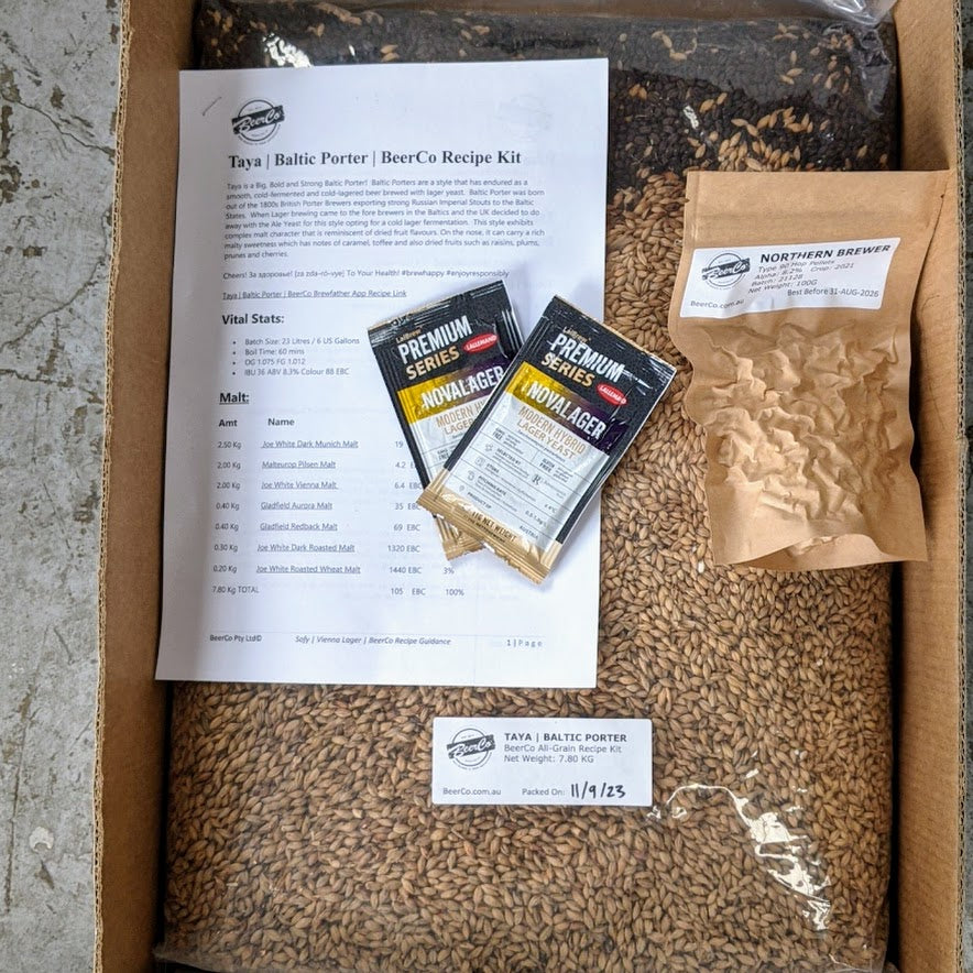 Taya | Baltic Porter | BeerCo All Grain Brewers Recipe Kit - 0