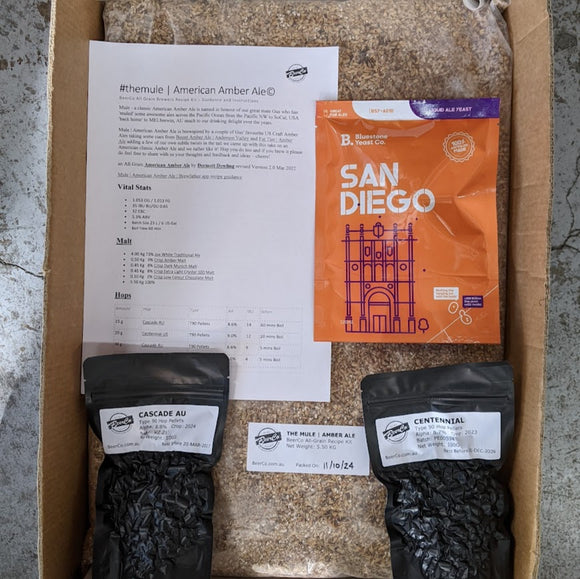 The Mule | American Amber Ale | BeerCo All Grain Brewers Recipe Kit