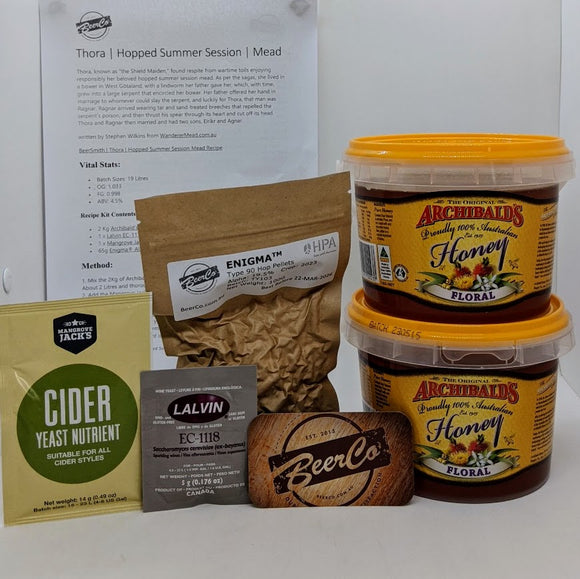 Thora | Hopped Summer Session | Mead Recipe Kit