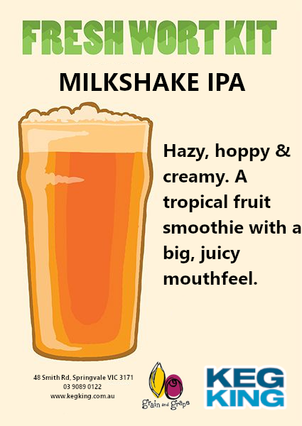 Milkshake | IPA | Artisan Ale | Fresh Wort Kit Only
