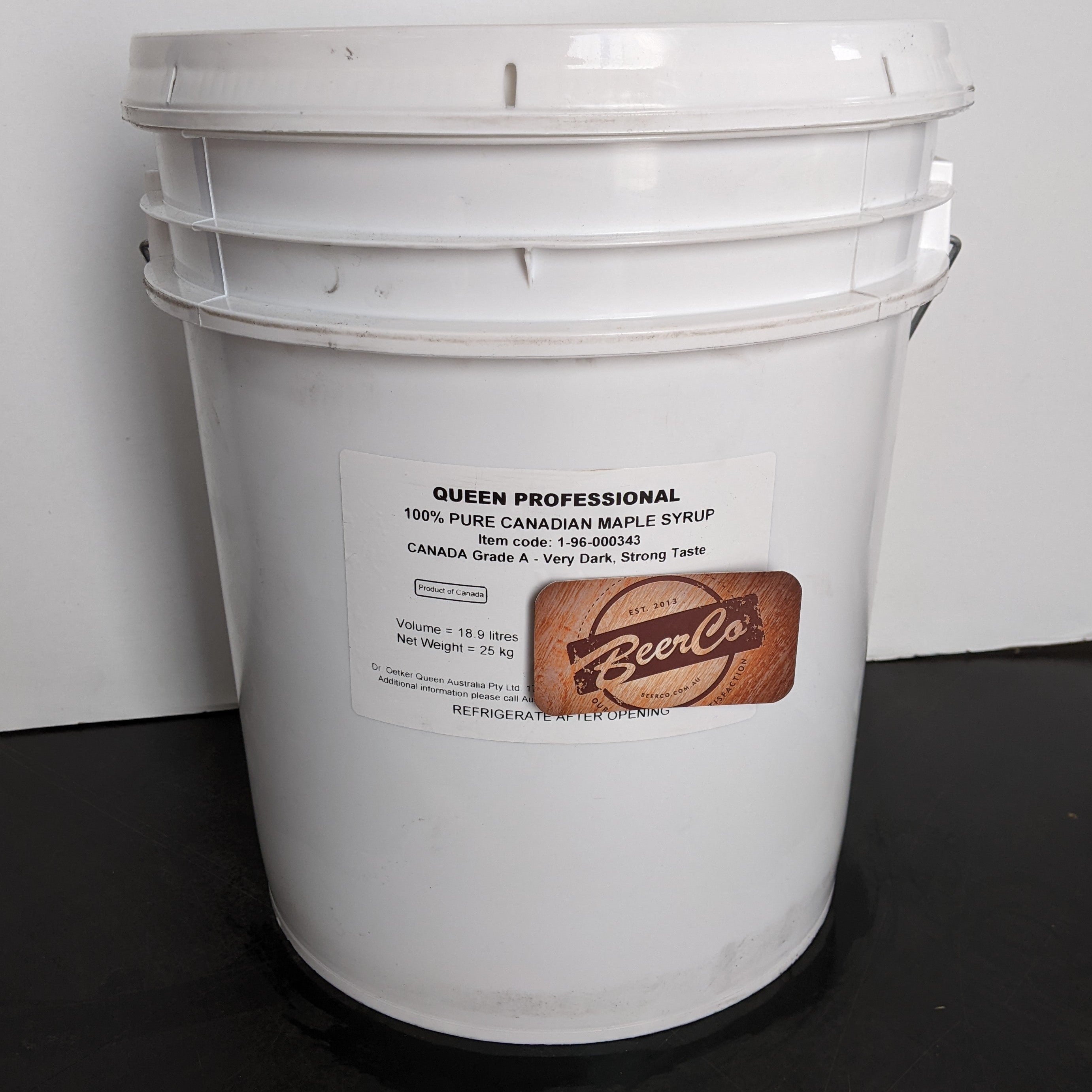 Pure Canadian Maple Syrup - Beer Finishing - Food Grade 1 - BeerCo |  BeerCo.com.au