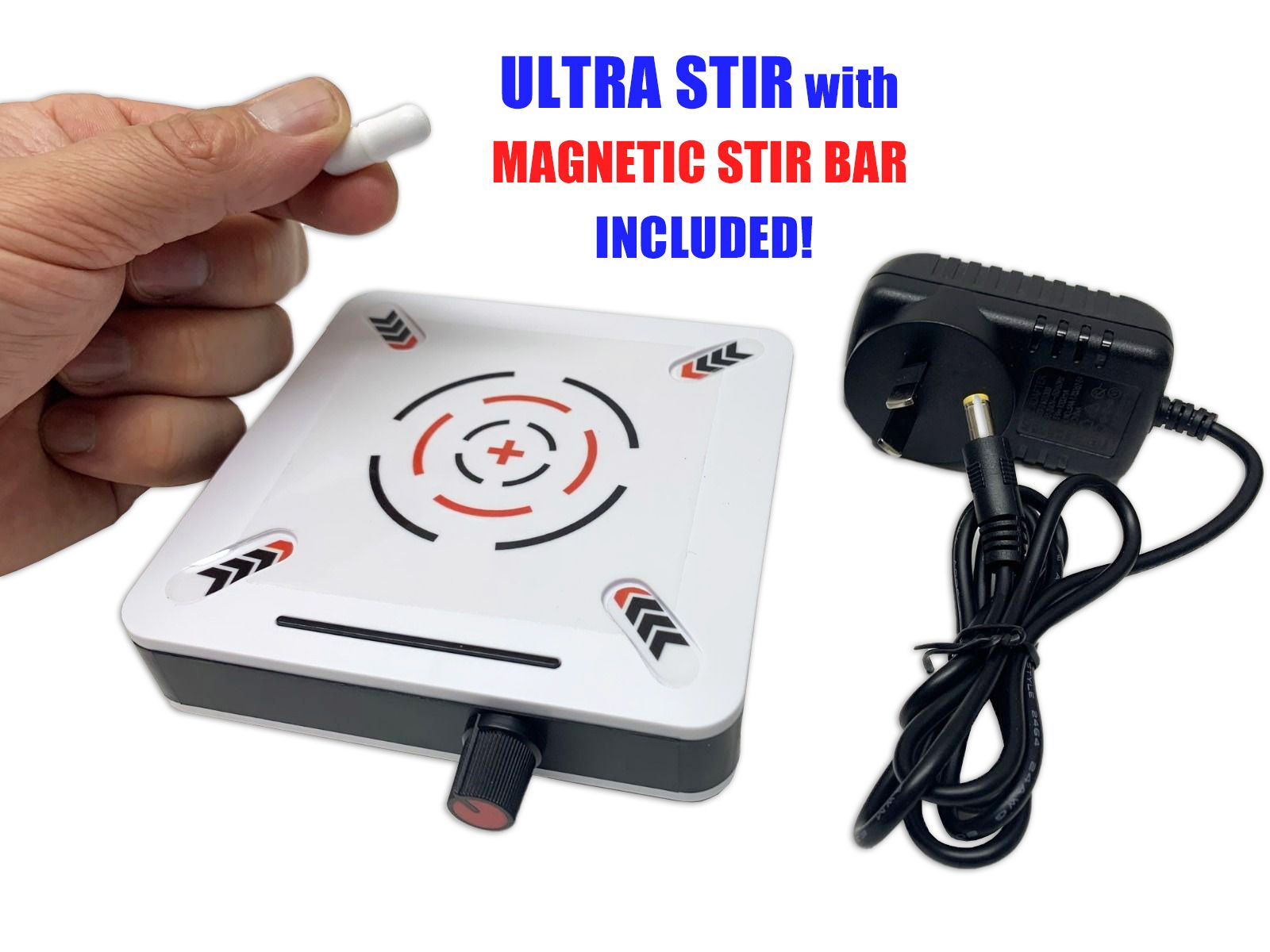 Ultra Stir | Compact Variable Speed Stir Plate With Magnetic Stir Bar - 0