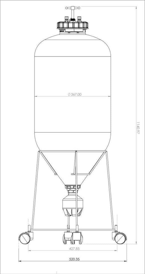 Apollo | Fermenter King | 60L Unitank