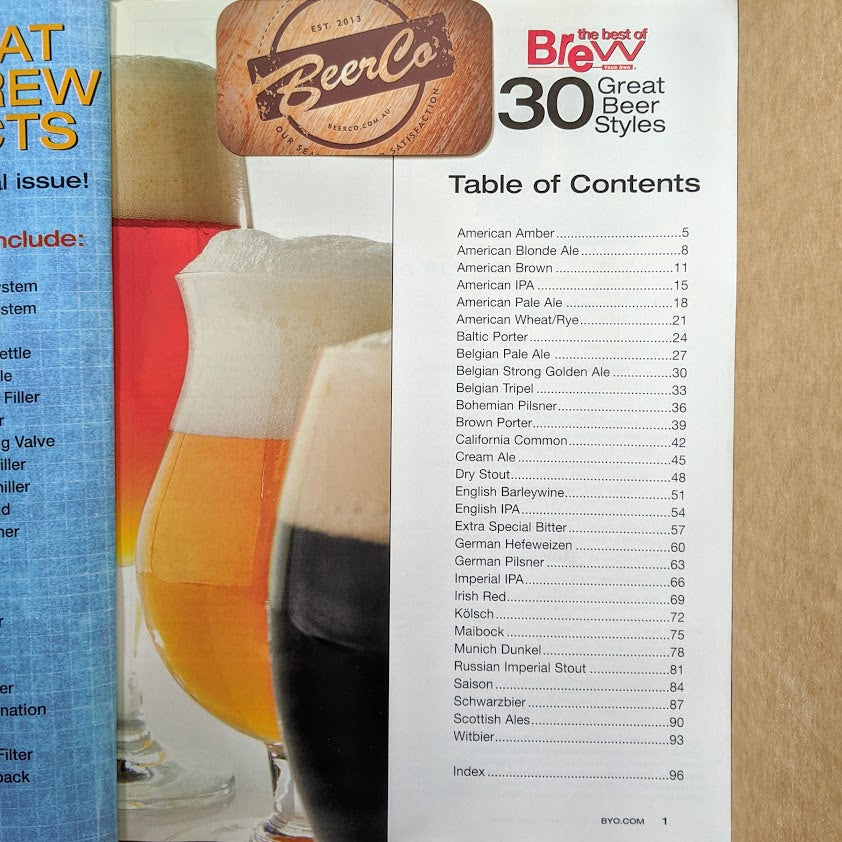 Brew Your Own - BYO Magazine - 30 Great Beer Styles - 0