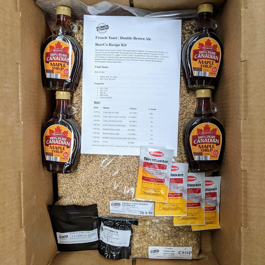 French Toast | Double Brown Ale | BeerCo All Grain Brewers Recipe Kit - 0