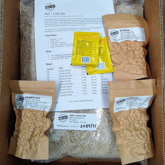 Hof | Cold IPA | BeerCo All Grain Brewers Kit