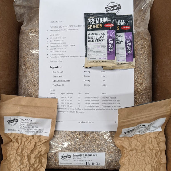 Cavalier | Idaho IPA | BeerCo All Grain Brewers Recipe Kit