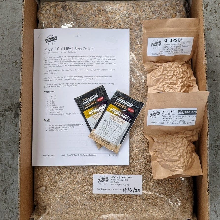 Kevin | Cold IPA | BeerCo All Grain Brewers Kit