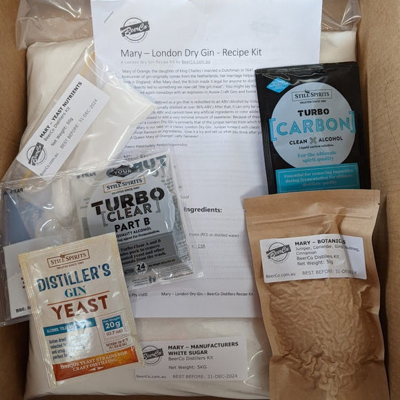 Mary | London Dry Gin Distillers Recipe Kit