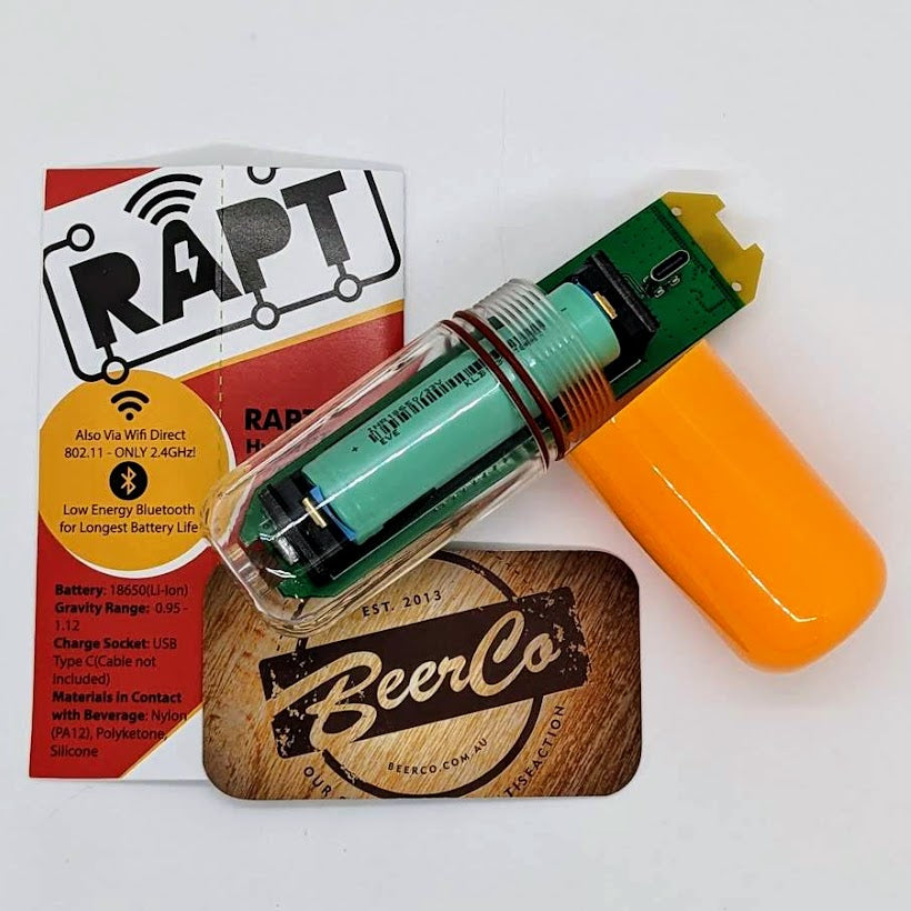 RAPT Pill | Yellow | Hydrometer & Thermometer | Wifi | Bluetooth - 0