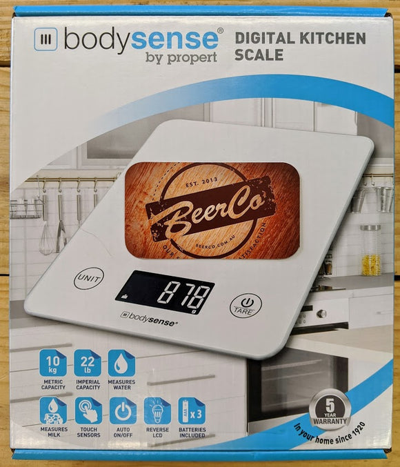 Digital Kitchen Scale | White | 10Kg/22lbs | Graduation 1g/0.1oz