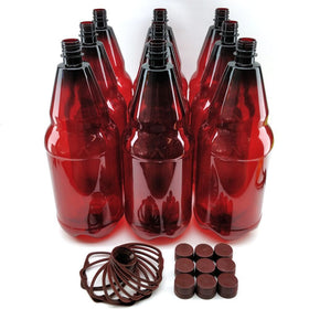 2.5L PET Amber Bottles - 0