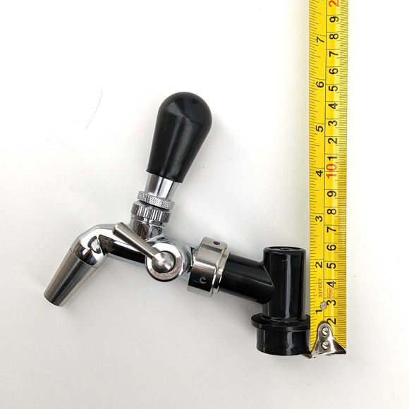Ball Lock Disconnect (Black/Liquid) - with Integrated Tap Shank and Collar
