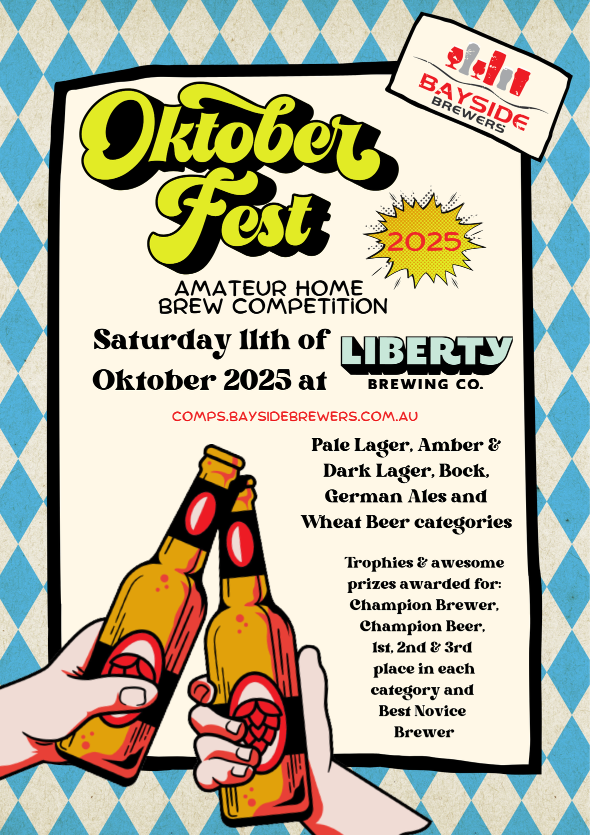 Bayside Brewers | Oktoberfest 2025 | 11 Oct 2025