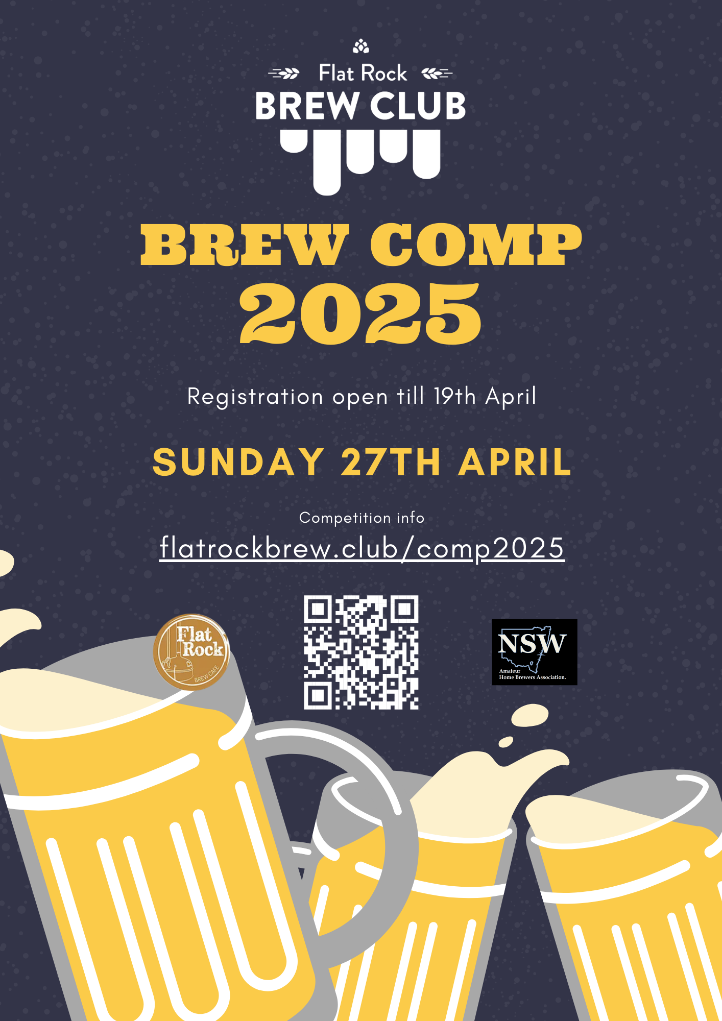 Flat Rock Brew Comp | Sunday 27 April 2025