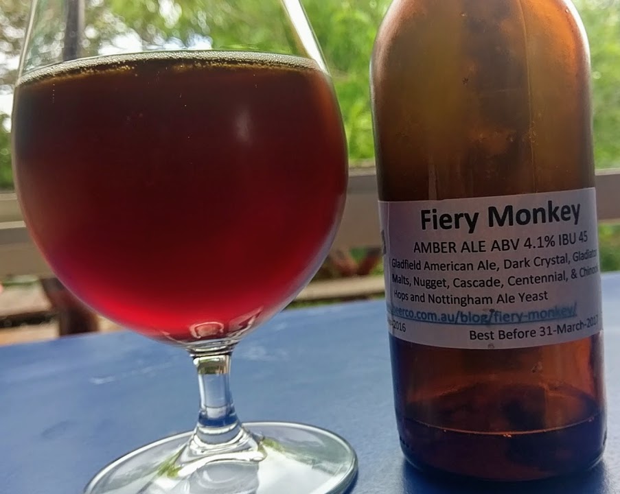 Fiery Monkey - American Amber Ale - How to brew - Beer Recipe