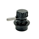 Low Profile Liquid Disconnect MFL (Black) | Barbed-3