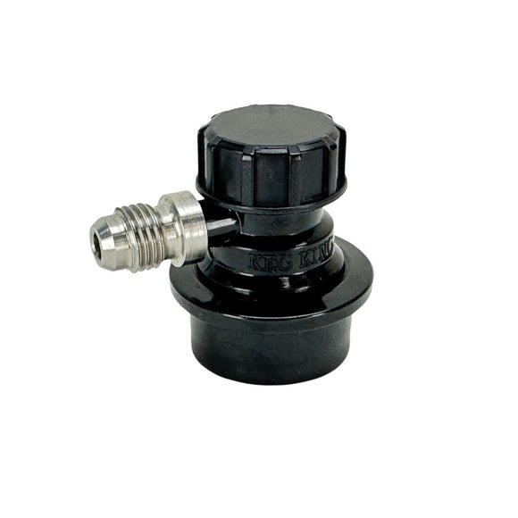 Low Profile Liquid Disconnect MFL (Black) | Threaded