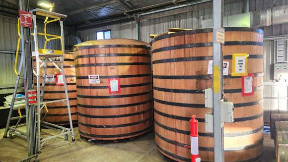 5 X 7,000 L Washback Tanks