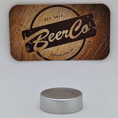 35.2mm x 12mm Silver Aluminium Closure to Suit GPI 33/400