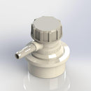 Low Profile Gas Disconnect MFL (Grey) | Barbed-3