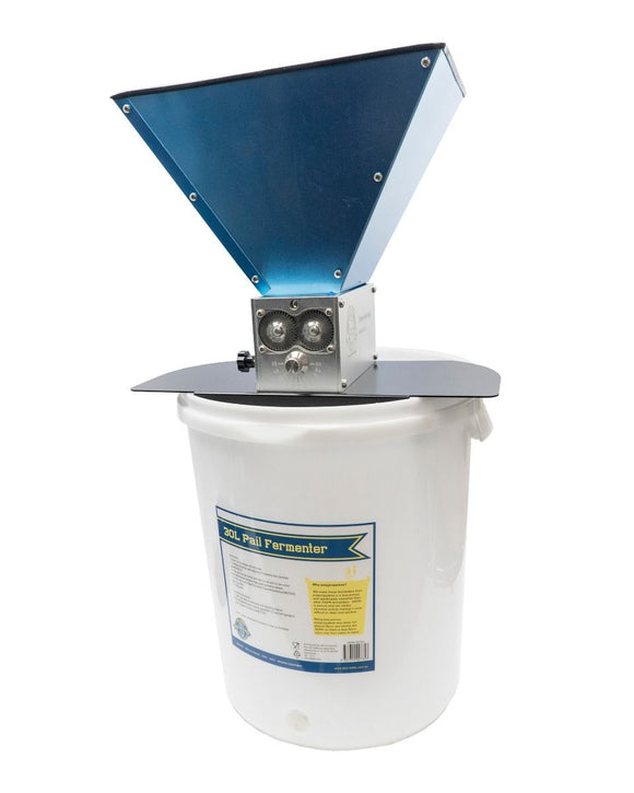 Malt King | Grain Mill | 3 Roller with Mounting Board