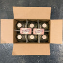 6 X 700mL Apollo Crystal Flint Glass Spirit Bottles with Beechwood Cork Stoppers-6