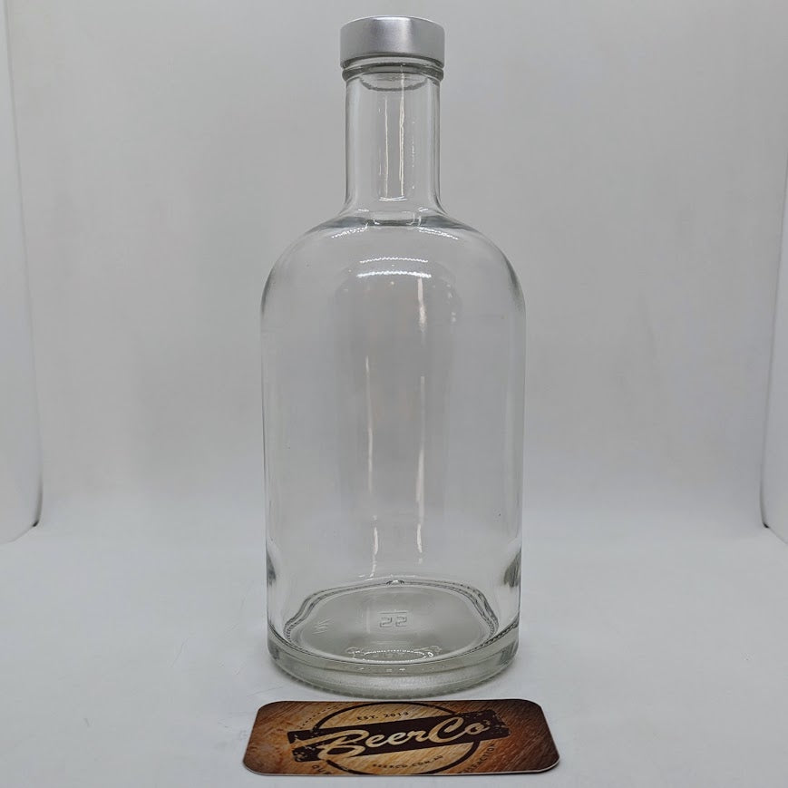 700mL Apollo Crystal Flint Glass Spirit Bottle with Thread Neck (Carton of 6)