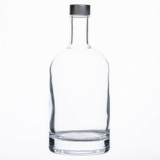 700mL Belle Bottle with 32mm Silver Screw Cap