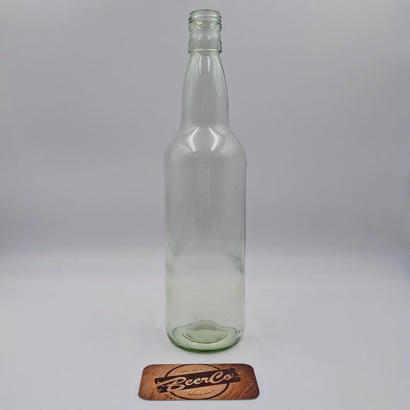 700ml Flint Glass Spirit Bottle 30mm Extra Deep ROTE Neck (Carton of 12)