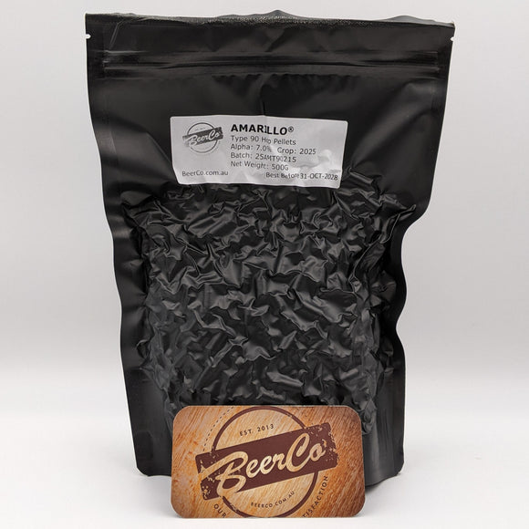Amarillo US T90 Hop Pellets 500g Crop 2025