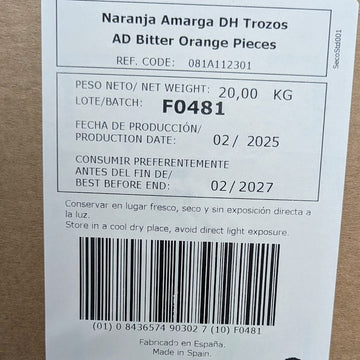 Bitter Orange Peel | Organic | Citrus aurantium | Ground - 0