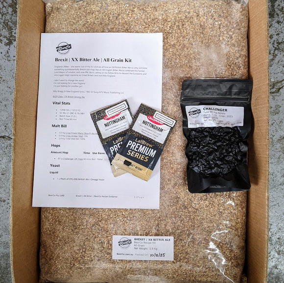 Brexit | XX Bitter Ale | BeerCo All Grain Brewers Recipe Kit