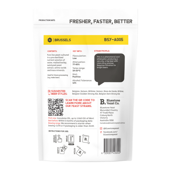 BSY-A005 Brussels Bluestone Yeast