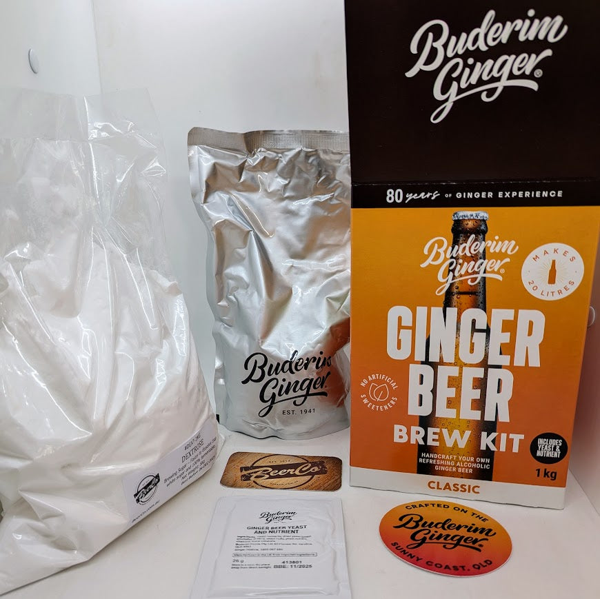 Buderim Ginger | Ginger Beer Brew Kit + Dextrose Combo - 0