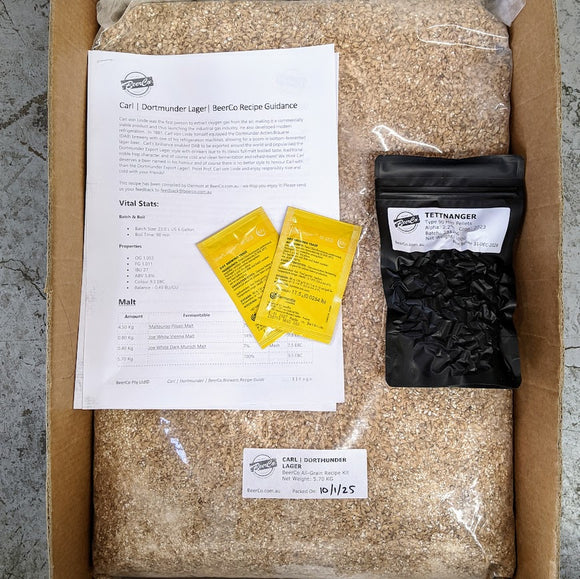 Carl | Dortmunder Lager | BeerCo All Grain Brewers Recipe Kit