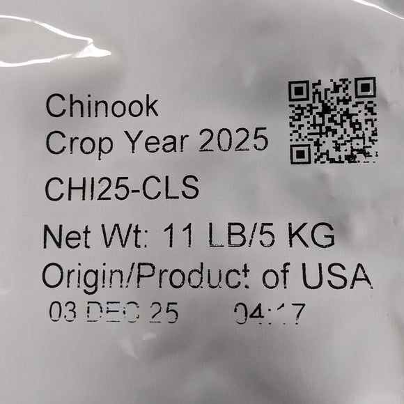 Chinook US T90 Hop Pellets 5kg Crop 2025