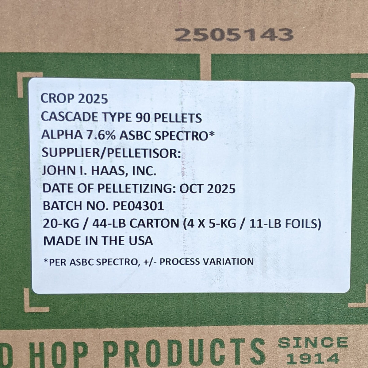Cascade US Hops | Citrus | Spicy | American Pale Ale | BeerCo.com.au