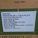 Crop 2025 Mosaic US T90 Hop Pellets