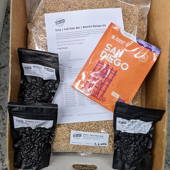 Easy | Cali Pale Ale | BeerCo All Grain Brewers Recipe Kit